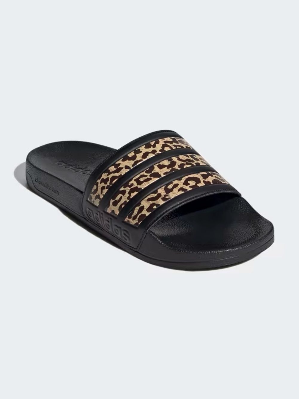 Adidas Adilette Slides Leopard Print